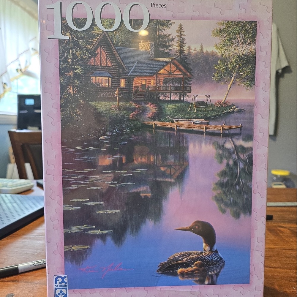 Beyond Calm Waters f.x. SCHMID 1000 pc Jigsaw Puzzle 20" X 27" New